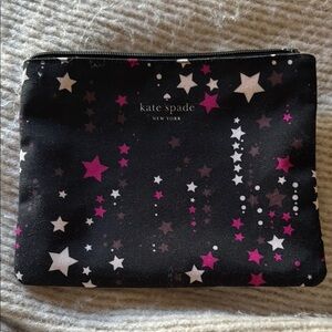 Kate Spade Black Starry Pouch